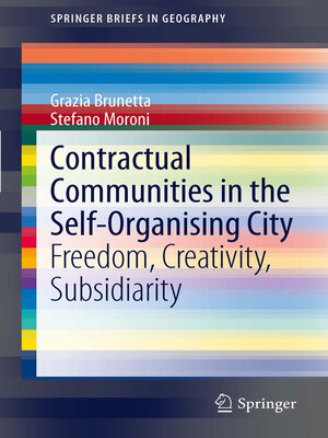 cover image of Contractual Communities in the Self-Organising City